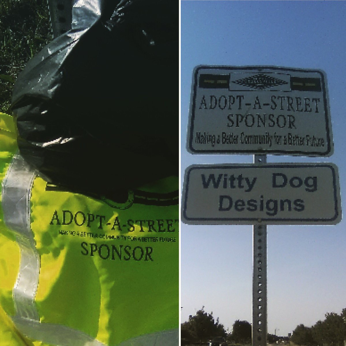 WittyDogDesigns's tweet photo. What a beautiful evening to help make #noblesville clean! #adoptastreet #clean #dontlitterplease #community https://t.co/UWjmTDJHO8