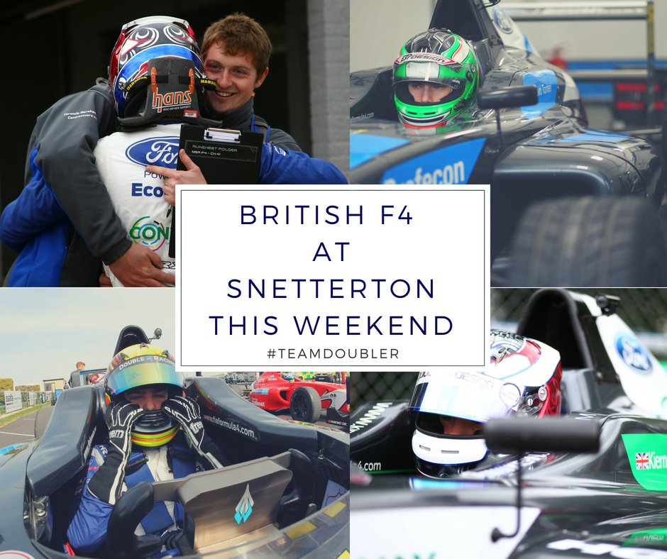 DoubleRRacingGB's tweet photo. The Summer break is finally over and the @BritishF4 team are racing @SnettertonMSV this weekend...

 ✨ Race schedule and @TSLTiming links to follow 

#TEAMDOUBLER https://t.co/CqSsjjYAgO