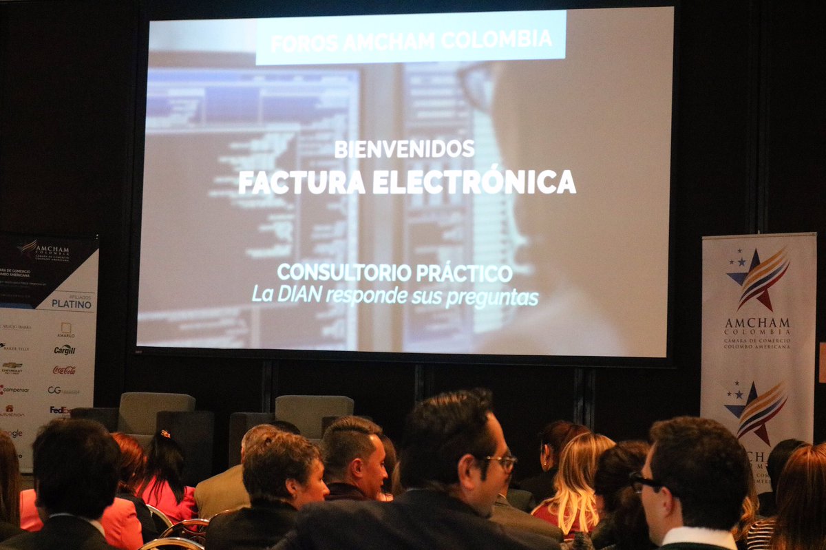 AmChamCol's tweet photo. #FelizJueves En unos minutos iniciaremos nuestro foro sobre #FacturaElectrónica con la participación especial de la @DIANColombia @CerticamaraSA @EYColombia y @BAVARIA_SA #DialogosAmchamcol https://t.co/TyOL8OClAF