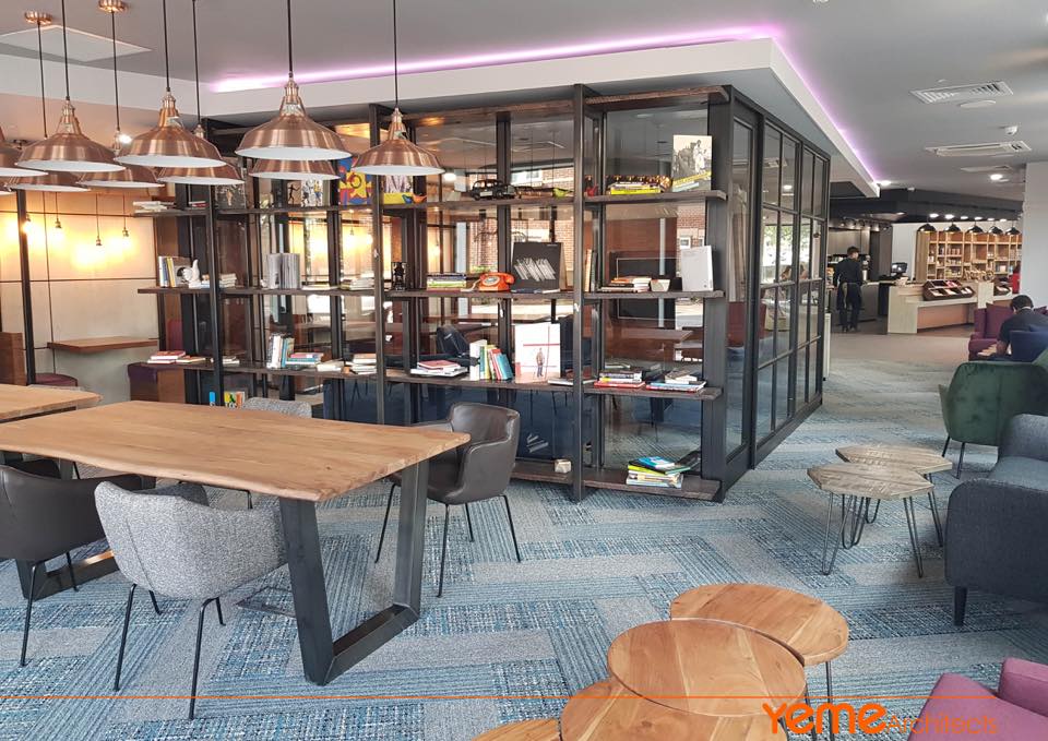YemeArchitects's tweet photo. It’s fantastic to see one of our (slightly quirky) hotel reception designs come to life in London. #YemeArchitects #funkyarchitects #architects #architecture #madeinbradford #inspiration #funkydesign #cleverarchitects https://t.co/Avriyl0NFg