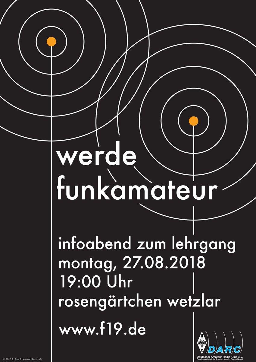 Neuer Kurs in Wetzlar ab September... darf gerne fleissig retweetet werden 😊 #funkamateur #darc #hamr #hamradio #wetzlar #giessen