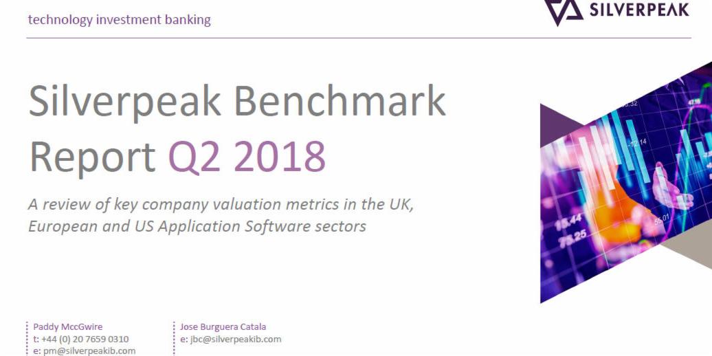 Latest Silverpeak Benchmark report - US SaaS multiples reach record high in quarter silverpeakib.com/News