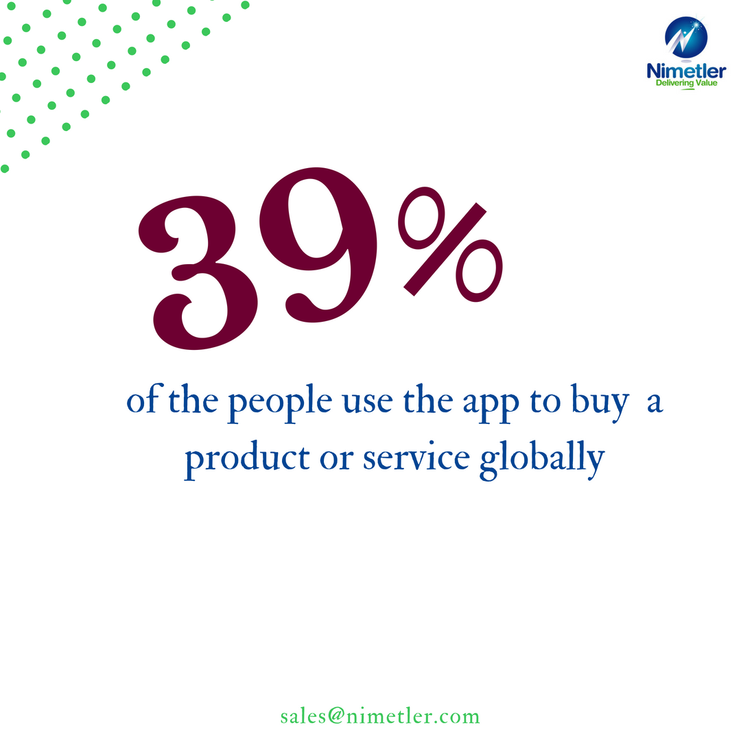 AltafHSayyed's tweet image. No. of people using mobile apps globally to buy products is huge. Brands are trying their best to serve &amp;amp; engage their customers through their app. #BuildYourApp Today. Get a #SeamlessTechnology just as your brand and for your customers. Write to us: sales@nimetler.com