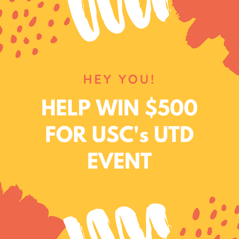 USC UTD is representing at the 2018 St. Jude Collegiate Leadership Seminar. Between now and the end of the Seminar, we need your help raising $1000 in order to win $500 to support our event! Use this link to donate: fundraising.stjude.org/USC #stjudecls2018 #stjudeutd