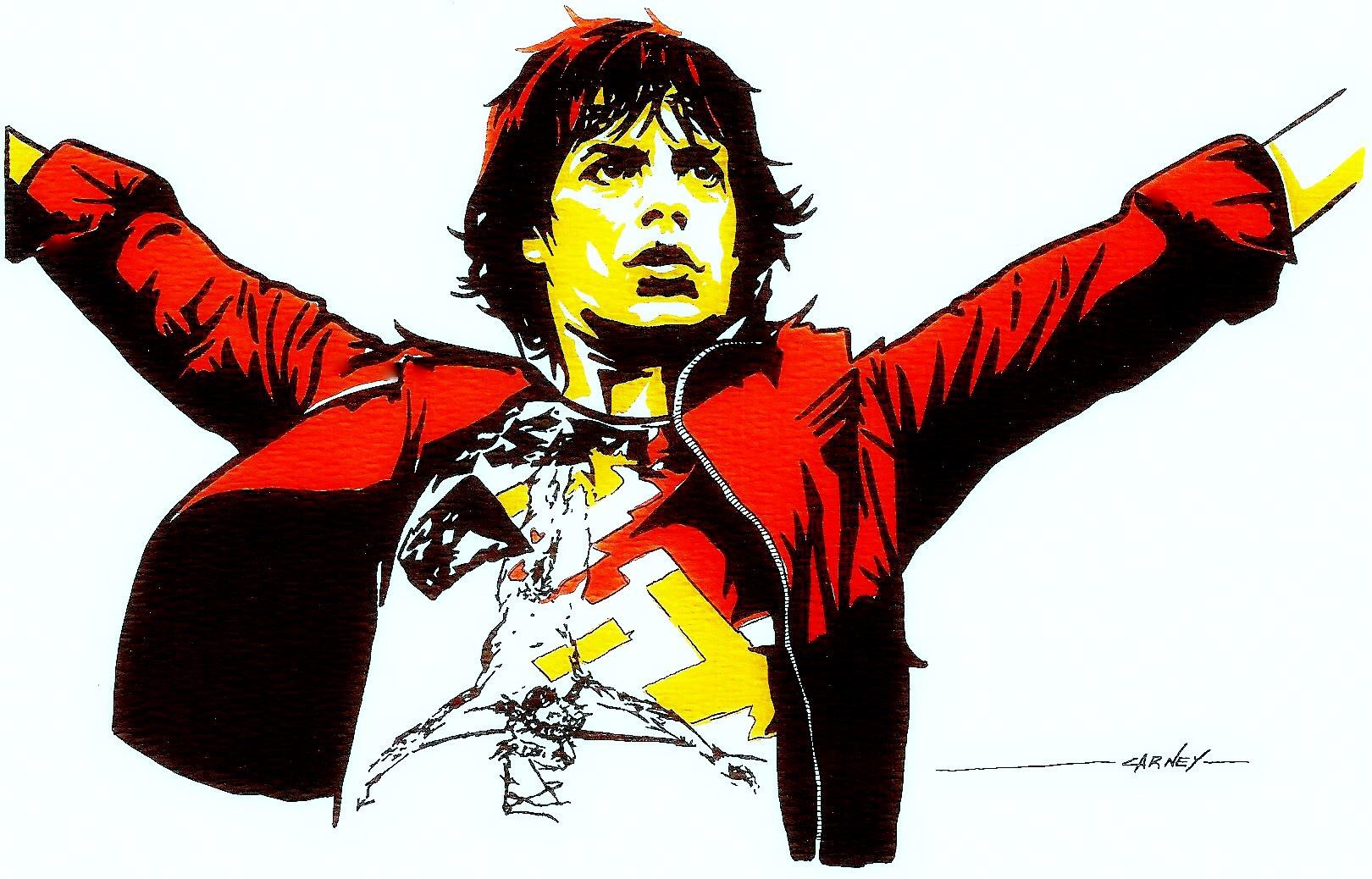 Happy 75th Birthday to the head Stone Mick Jagger. 