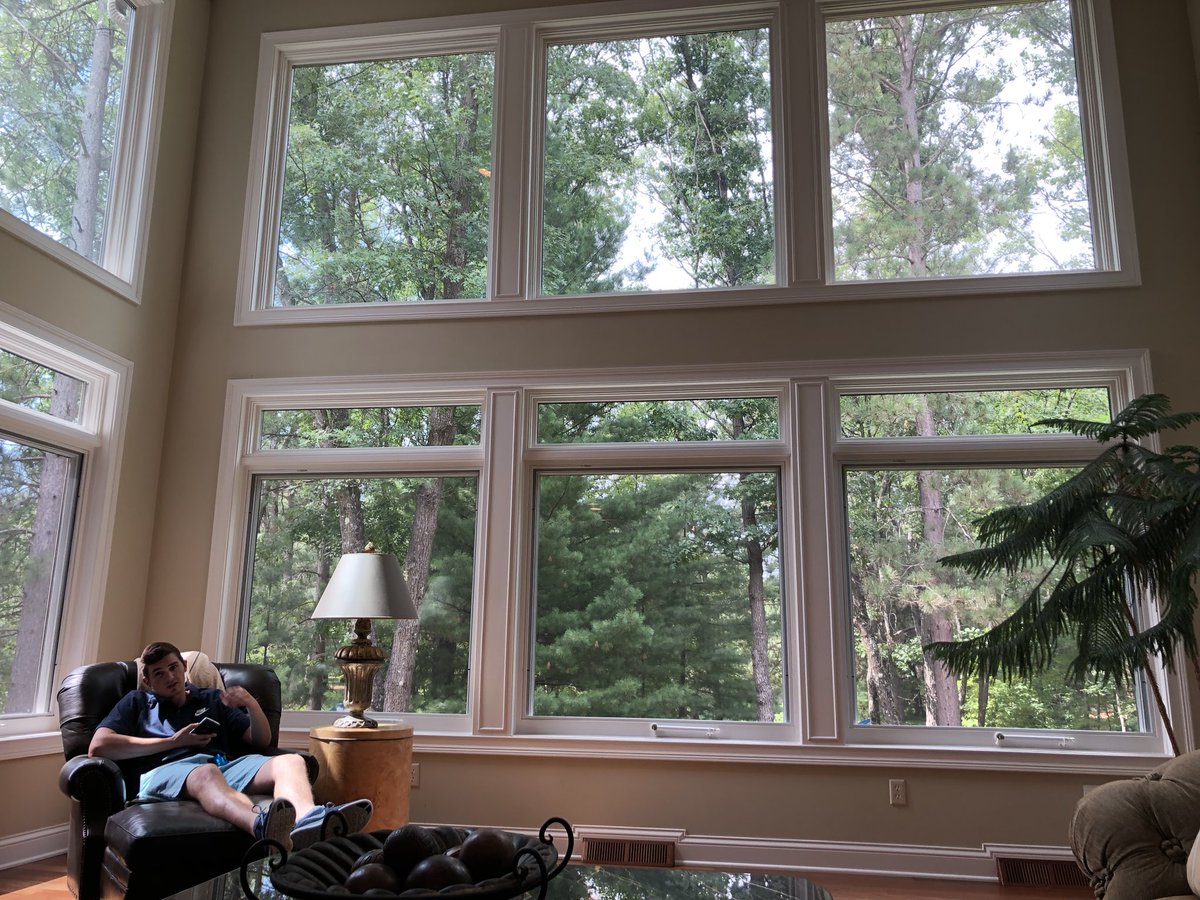 dougandmary_'s tweet photo. Cole’s first open house and it’s at a 1.3 million dollar listing. Time to recover after so much talking! #lifeisgood #21yearoldrealestateagent #MillionDollarListing #legendlake #thosewindows #letssellthisbeauty https://t.co/c81md9x31M