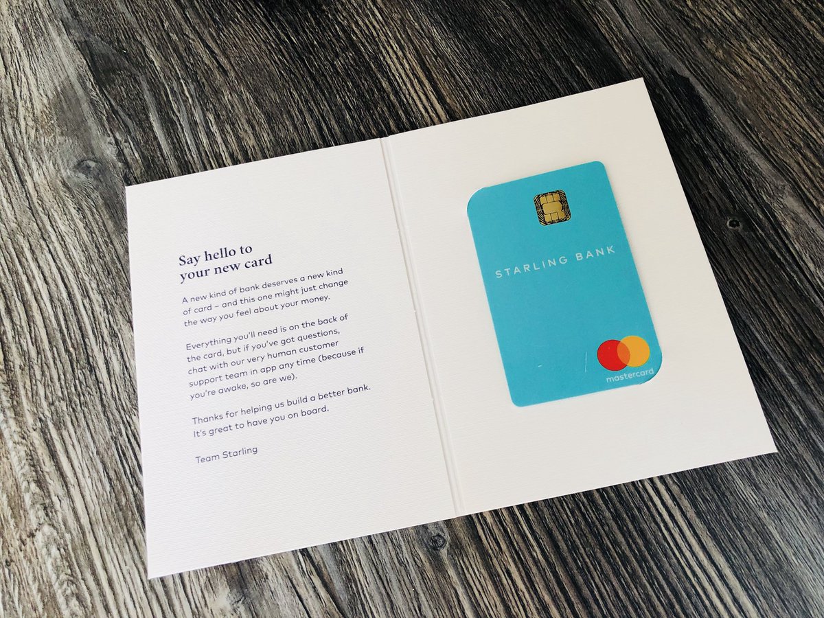 simon_gilks's tweet photo. Loving my new @StarlingBank card and the fact I now have what was the easiest joint account in the world to setup! #worldclassbanking https://t.co/YlsVMfTf1g