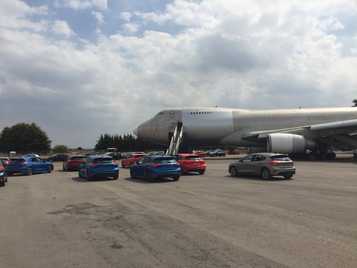 What a statement #FordLiveUK #FocusLive #Airfield #JetPlane