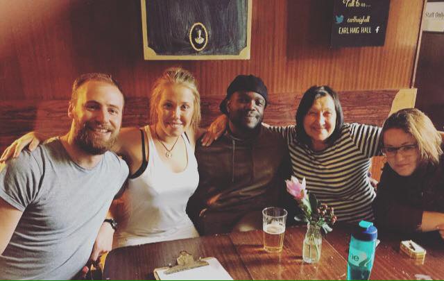 imagine_if_co's tweet photo. THROWBACK to this time last year when we were rehearsing the National Tour version of #YouForgotTheMince in London 🎭 #Memories #Tourlife #Theatre https://t.co/vi6o3Iw9OU