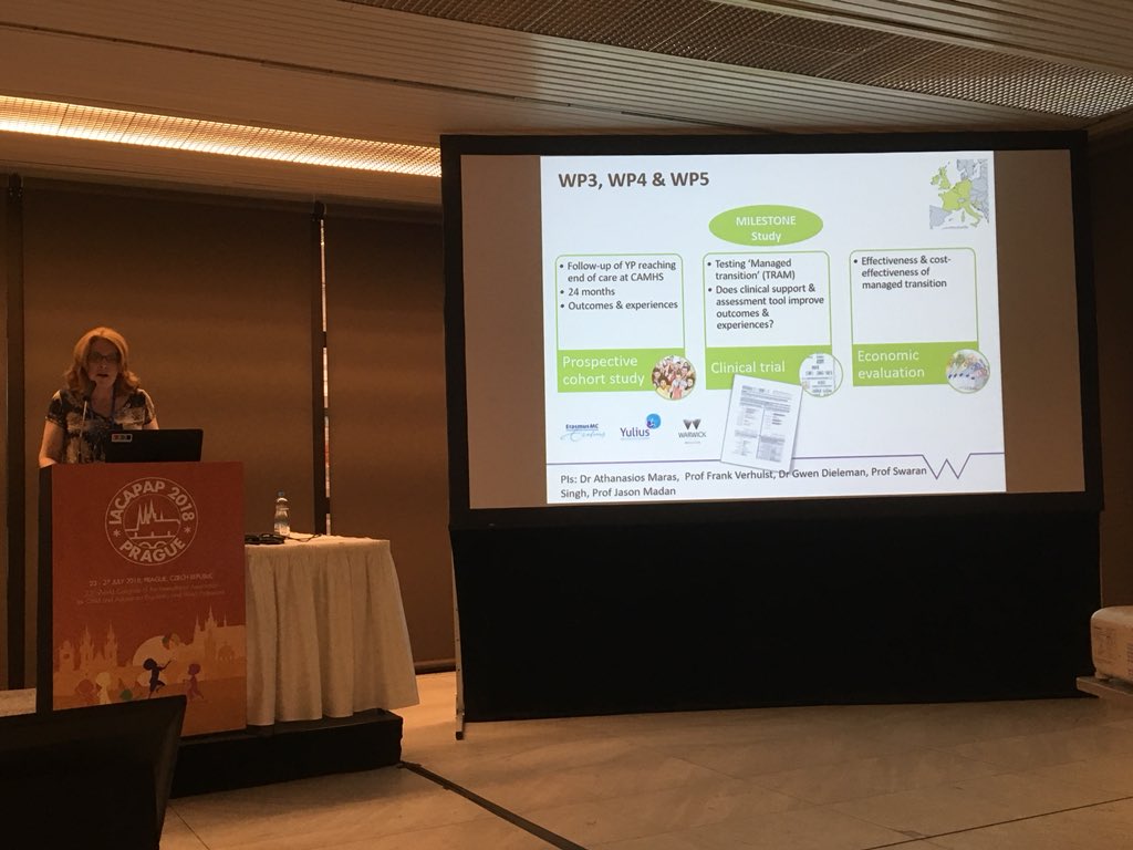 segerritsen's tweet image. Helena Tuomainen, our project coordinator, introduces the @MilestoneStudy at #IACAPAP