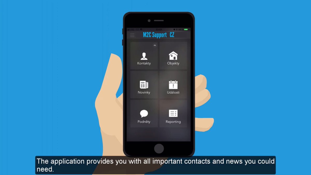 M2C_Czech's tweet photo. With our app M2C Support on facility management you can have your building under control in real time, wherever you are! Watch our video to get more info!
https://t.co/xBqjdD9e2s https://t.co/ShDgiL2cXu
