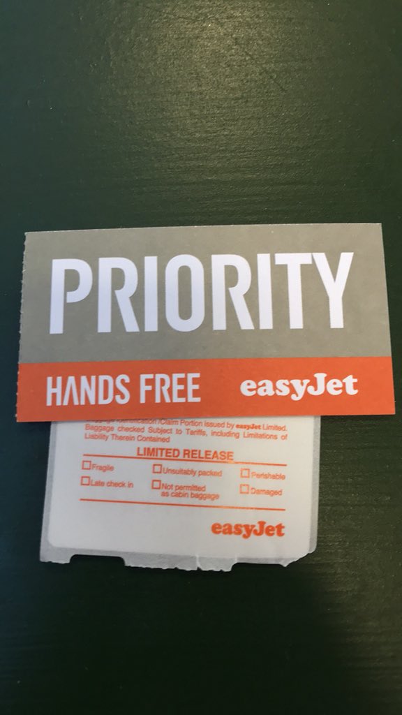 hands free on easyjet