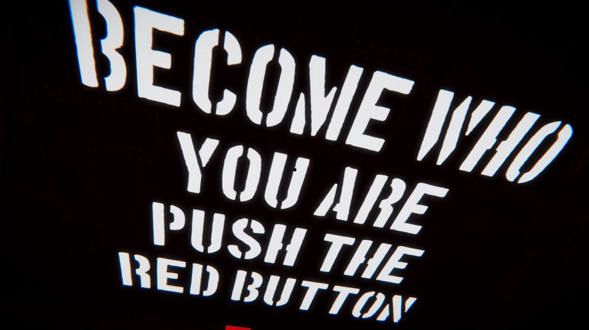 cerclegames's tweet photo. The new and improved #DontPushTheRedButton Anniversary Edition drops TODAY (around noon PST).
Who will be the first to push?
Who will be the first to encounter our new “encouragement?”
#RedButton #PushIt #Anniversary https://t.co/LVM8awggMr