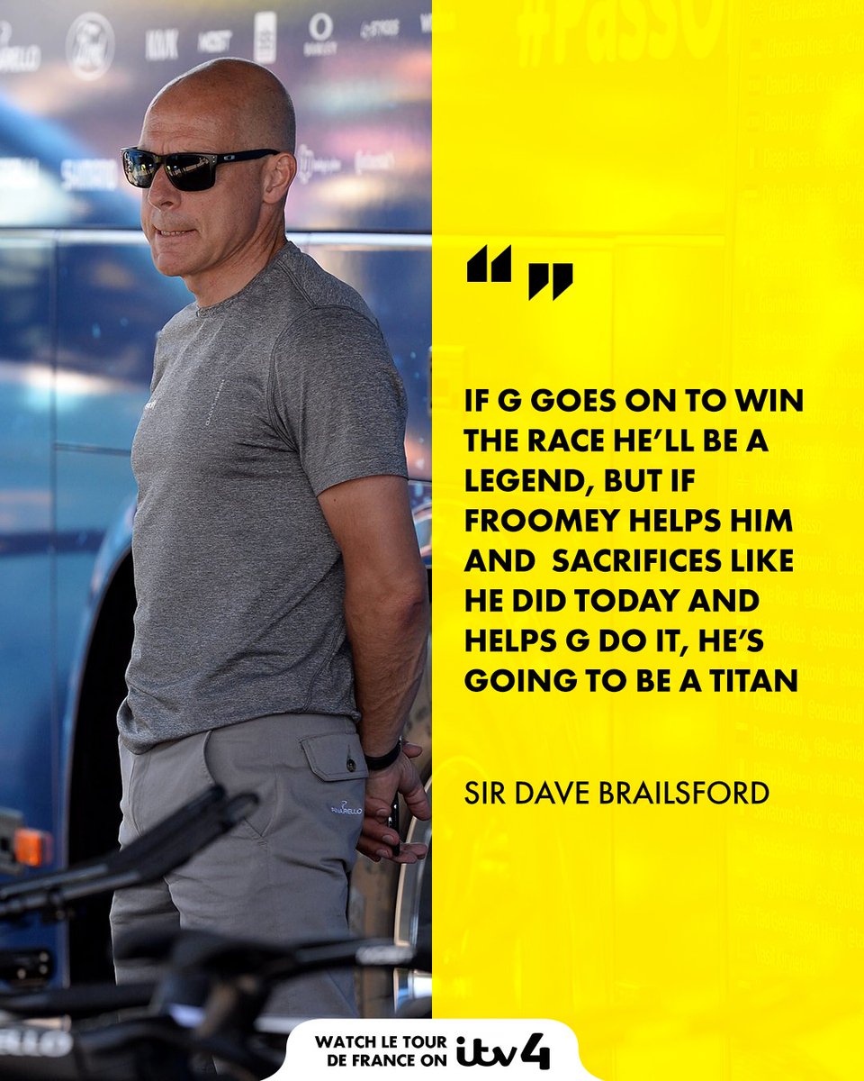 The legend <a href="/GeraintThomas86/">Geraint Thomas</a> and the titan <a href="/chrisfroome/">Chris Froome</a> 

#TDF2018