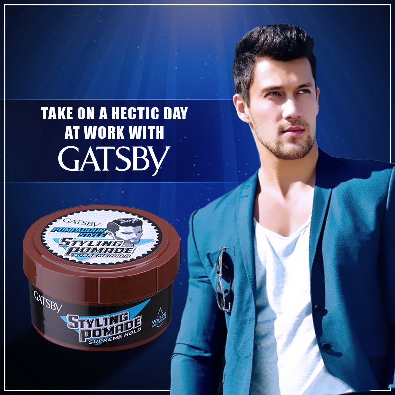 gatsbyindia's tweet photo. Work may be hard, the day might seem long but your #StylePartner’s got your back with a long-lasting hold and shine. Get your #Gatbsy Styling Pomade Supreme Hold here: https://t.co/McZIjGzbNV https://t.co/c0Ef2sOdZi