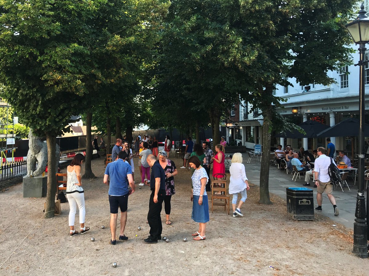 Another great evening of #Boules on <a href="/ThePantiles/">The Pantiles</a>, only made it to the Semi Final this year but hope to be back on top in 2019! Thanks to @INDEXMag and <a href="/WoodsTWells/">Woods Restaurant</a> for hosting the event.
