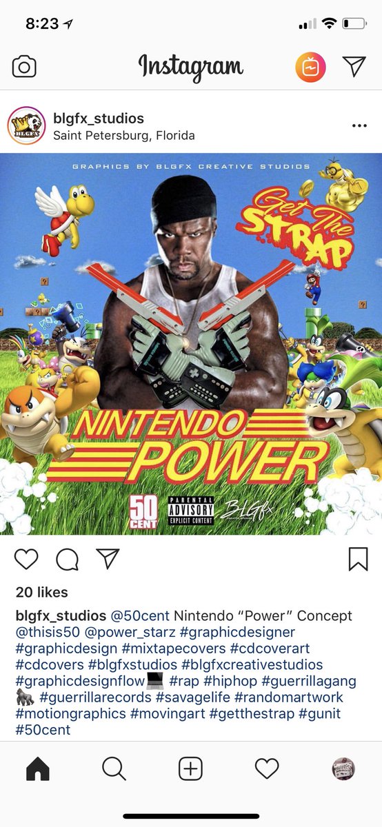 TahGage's tweet photo. Aye man this shit right here lol @50cent #getthestrap @blgfx_studios https://t.co/jPbWG77lO5