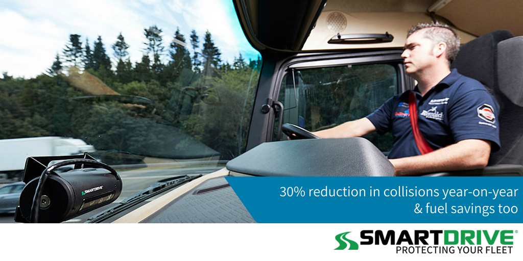 SoleraFSIntl's tweet photo. 30% reduction in collisions year-on-year & fuel savings too - why Reynolds is focused on video-based safety: https://t.co/nVZwdJS2Xt #FleetSafety #DriverSafety #EfficientFleet https://t.co/DtR8mrra4R