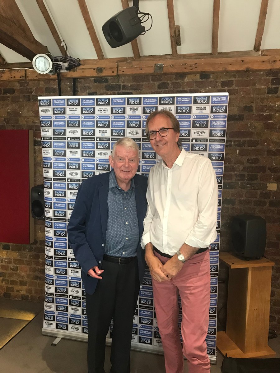 Great #VO sesh with <a href="/JohnWMotsonOBE/">John Motson</a> and <a href="/NushCope/">Nush Cope</a> this morning for <a href="/FootballIndexUK/">Football Index</a> + <a href="/bbjandk/">BBJ&K</a>. Watch this space to see what this little combination is all about. ⚽️🎰