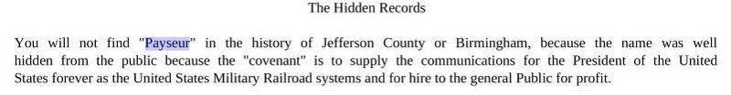 It is quite notable that Pres. Nixon & others went to great lengths to hide the Payseur family from the American people. But why?  @POTUS  https://archive.org/stream/USCongressionalRecord1940BritishIsraelWorldGovernment/Pandoras-Box-The-Ultimate-Unseen-Hand-Behind-the-New-World-Order#page/n151/search/Payseur #QAnon  #QArmy Hat Tip  @AvonSalez  #WWG1WGA  #Payseur  #WhoIsP?