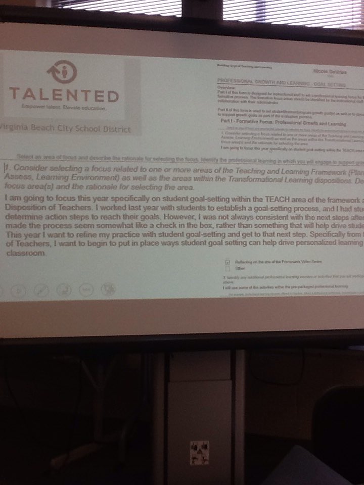 Principal Darby (@principaldarby) on Twitter photo Leveraging the Teacher Evaluation System - personalized pathways for teachers- What's your focus? #transformVBCPS, <a href="/SeatackAADA/">Mister Swoops</a>, <a href="/Wilson1Sheila/">Dr. Sheila Wilson</a> <a href="/anne_bianchi/">Anne Bianchi Emmons Ed.S.,NBCT</a> Leveraging the Teacher Evaluation System - personalized pathways for teachers- What's your focus? #transformVBCPS, <a href="/SeatackAADA/">Mister Swoops</a>, <a href="/Wilson1Sheila/">Dr. Sheila Wilson</a> <a href="/anne_bianchi/">Anne Bianchi Emmons Ed.S.,NBCT</a>