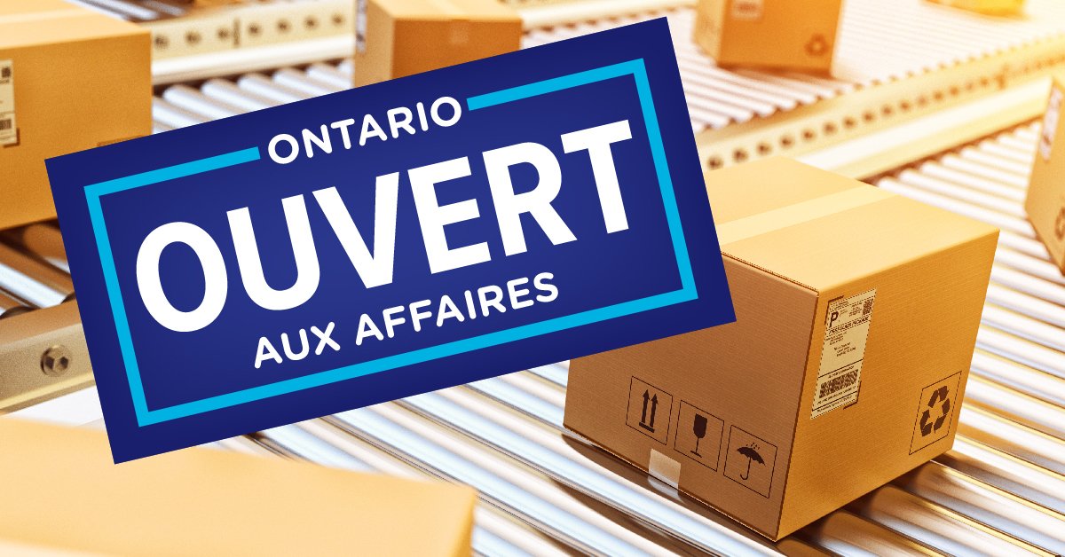 ONgouv's tweet photo. L’Ontario est ouvert aux affaires. Amazon ouvrira des centres de traitement des commandes à Ottawa et à Caledon, et créera ainsi 1400 bons emplois pour les gens de notre province d'ici la fin de 2019. https://t.co/3Cg9HmwFWL