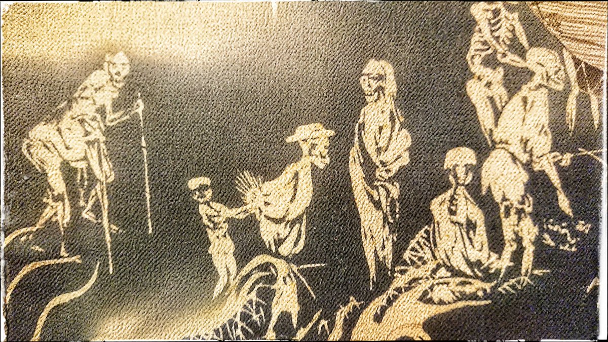 日本の髑髏絵掛軸展