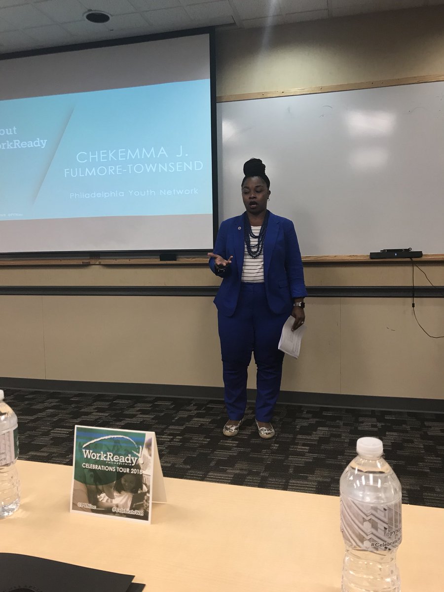 SGambone's tweet photo. Kicking off the WorkReady Tour #CelebrateWR @chekemma @PYNinc https://t.co/kYYsqJ3p1K