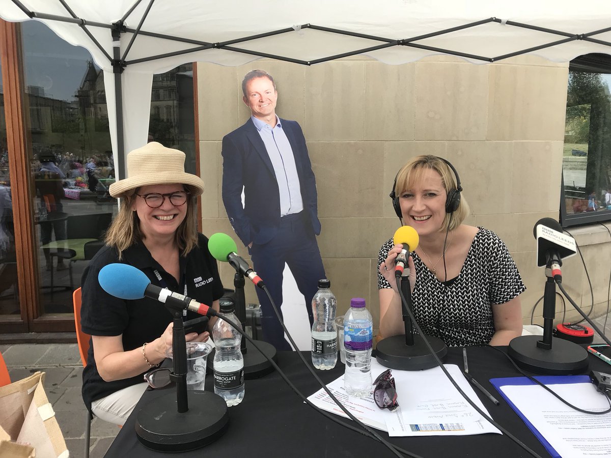 BBC Radio Leeds broadcasting live teatime show 3-6pm today with Gayle Lofthouse#Summer#heatwave