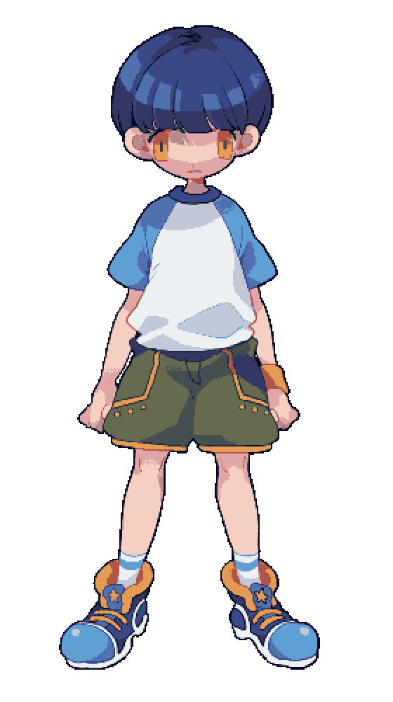 「今架空の海がモチーフのゲームを企画してキャラデザや作画と、プロモーション動画を作」|はね公のイラスト