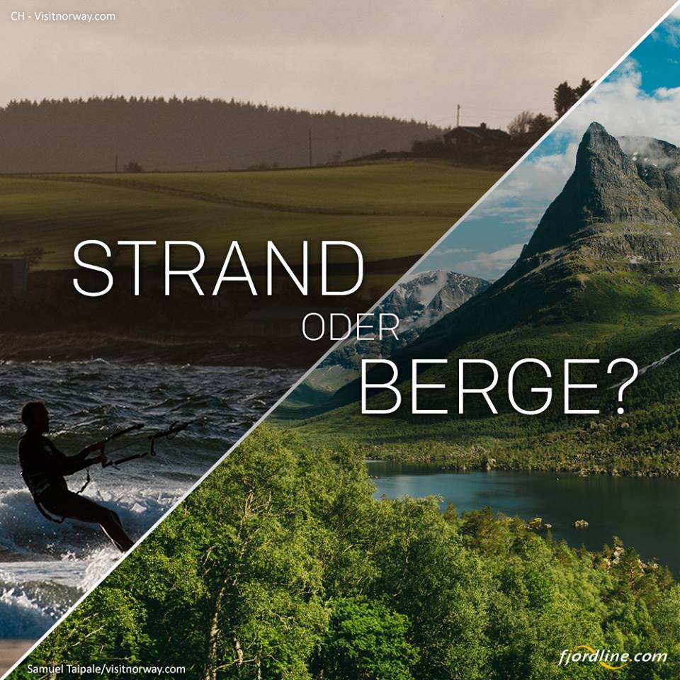 Zieht es Euch eher in die angenehm kühlen Berglandschaften Norwegens oder ruft ein entspannter Strand-Urlaub?🇳🇴