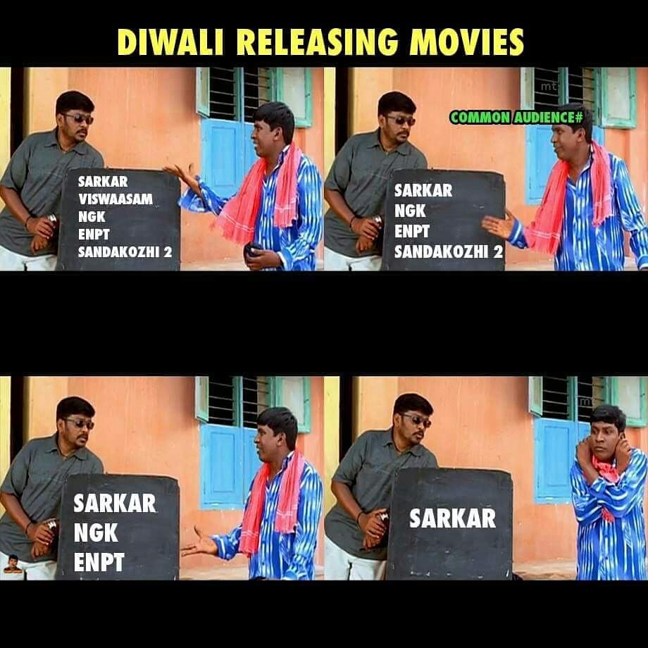 RamKarthiVF's tweet photo. #ThisMeme ๐ฅ
Solo Release #Sarkar ๐ #SarkarDiwali ๐ฅ https://t.co/FTKUYvmYLP