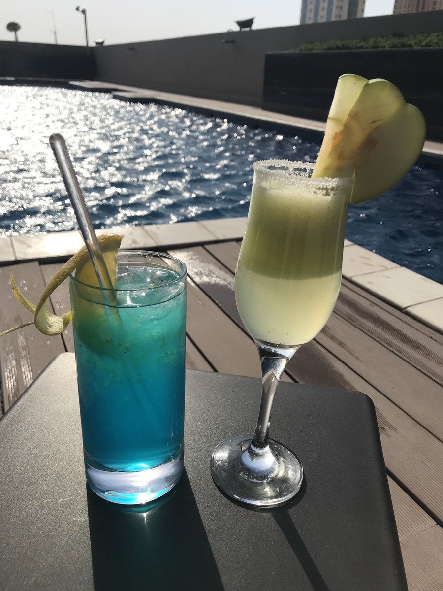 WyndhamWestBay's tweet photo. A refreshing juice is all you need to beat the heat in #summer! #summerindoha #qatarlife #qatarinstagram #westbaydoha #WyndhamDohaWestBay #pool #weekendvibes #qatar #doha #dohacity #juices https://t.co/xS3ykMzESl