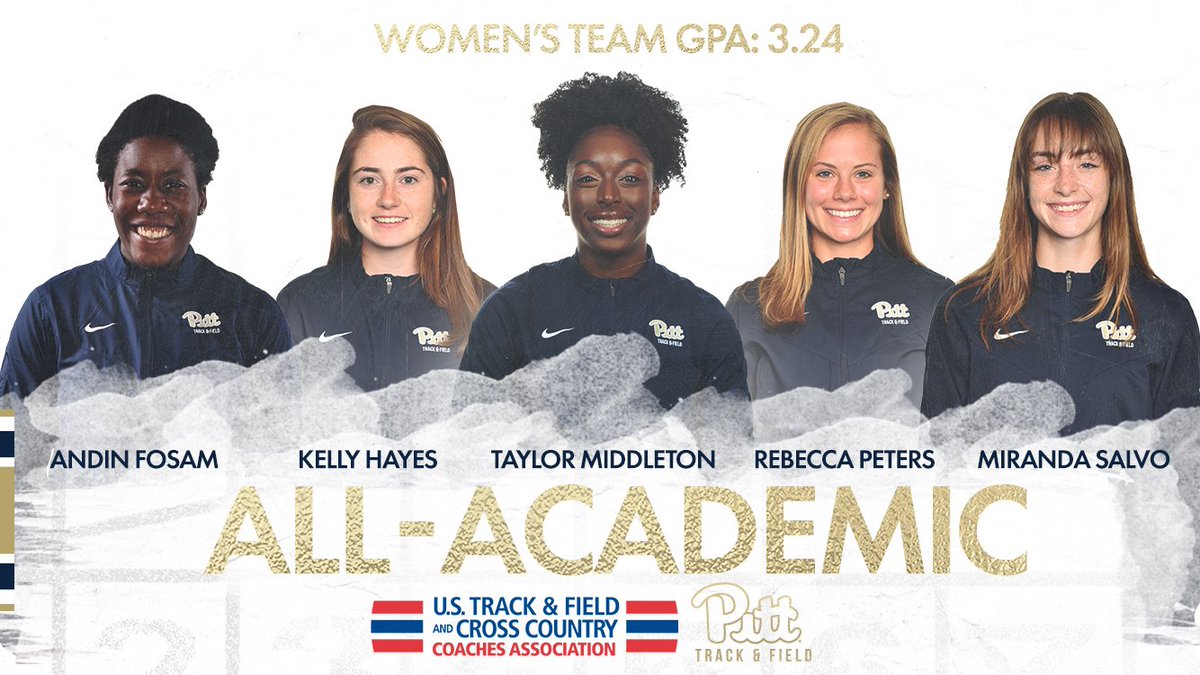 Proud of these 5️⃣ for earning <a href="/USTFCCCA/">USTFCCCA</a> individual All-Academic honors!

And shoutout to our women for posting a 3️⃣.2️⃣4️⃣ GPA to earn team honors!

#H2P 

📰: bit.ly/2LReMpD