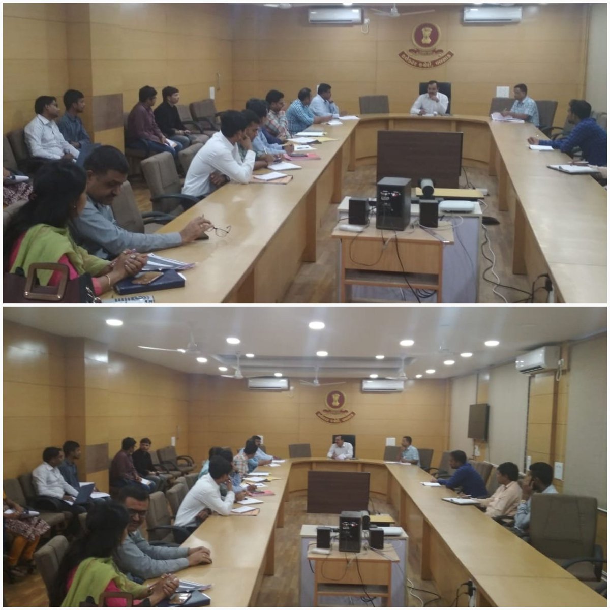 Meeting has been held with concern officers regarding Non Revenue Database. #Valsad  <a href="/pkumarias/">Pankaj Kumar</a> <a href="/revenuegujarat/">Revenue Dep. Gujarat</a> <a href="/hareets/">Hareet Shukla</a>