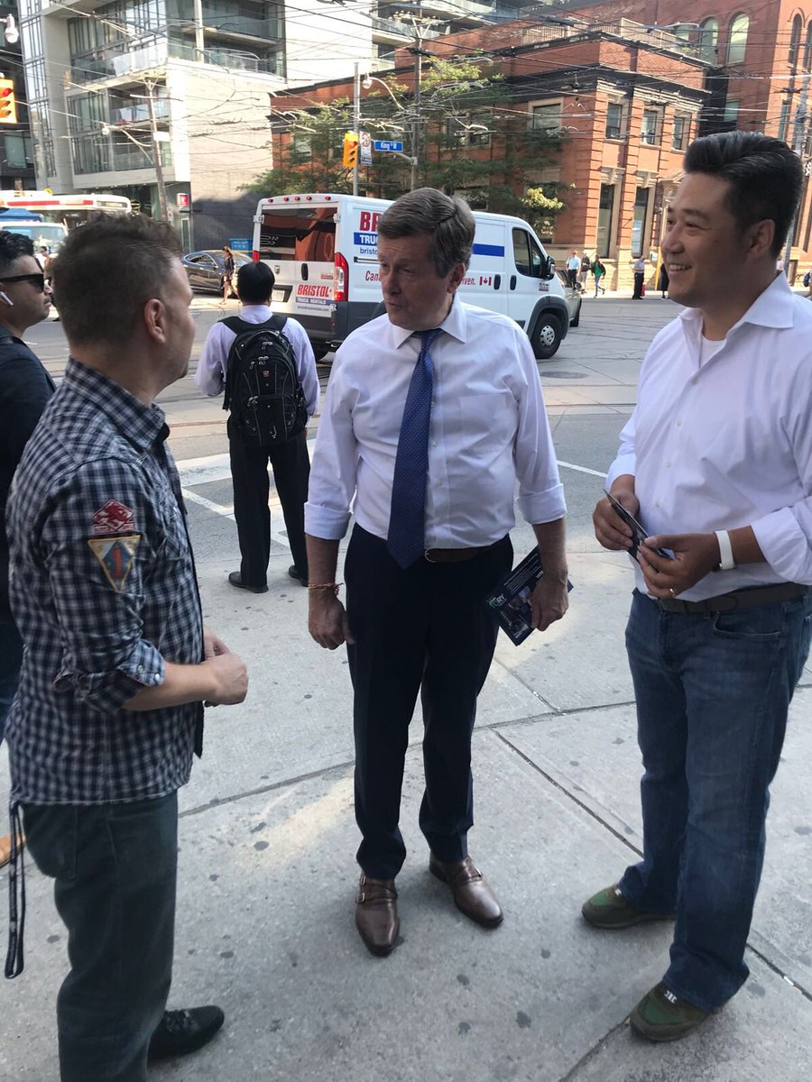 JohnTory's tweet photo. Programs like this are proof our plans to get Toronto moving are effective & why we need to continue the work we started at City Hall to make transit better for all Torontonians. #getTOmoving https://t.co/89p4XOAlHf