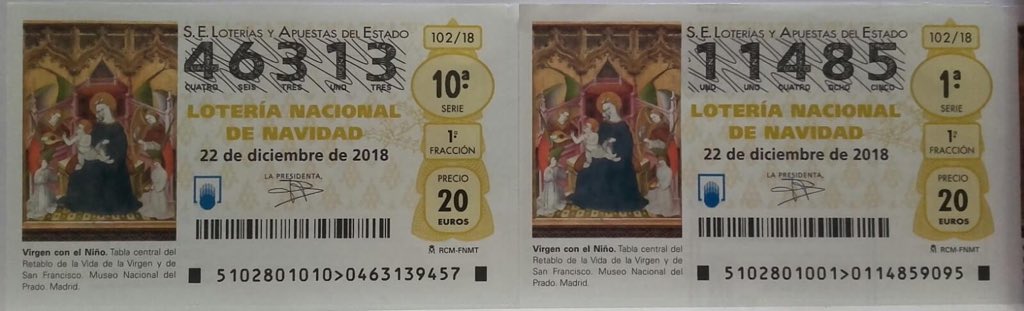 hdadjesusutrera's tweet photo. 🔔 AVISO | Desde mañana viernes, ya pueden adquirirse en nuestra casa hermandad los décimos y participaciones para el “Sorteo de Navidad” de los números que esta Hermandad juega cada año: 46313 - 11485 

¡No te quedes sin ellos y participa! https://t.co/WW3CKJAX8J