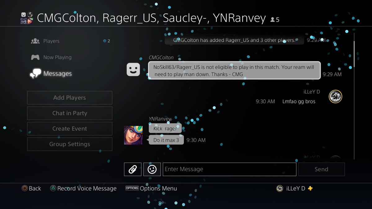 iLLeYCOD's tweet image. 2v2 CMG Finals of a 3 team tourney &amp;amp; our opponents get my teammate banned, no problem for the iLLDawG tho. #PS4share