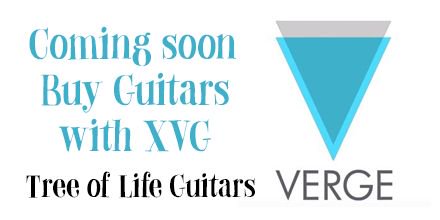 #xvg #btc Buy Guitars with XVG. Coming Soon.