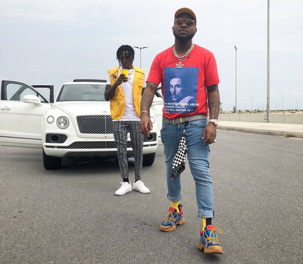 davido's tweet image. “White Bentley on the Highway” - @officialidowest !! NEXT UP OBO X IDOWEST 🤯🤯🤯🤬🤬 🎥 🔥🔥🔥🔥