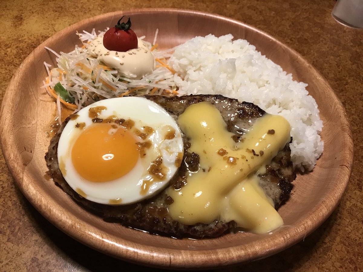 Sign The Bk 覆面殿様 A Twitter 本当 に久々 びっくりドンキーに伺いましたっ びっくりドンキー チーズバーグデッシュ エッグトッピング