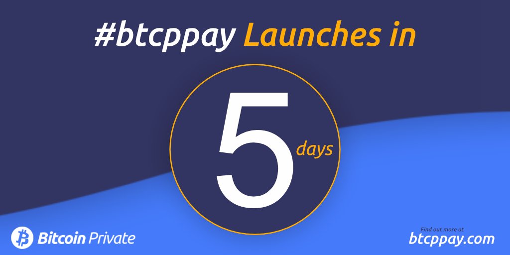BTCP Pay launches in 5 Days! Sign up and find out more on how to get started buying or selling securely and privately with Bitcoin Private.

btcppay.com
 
#BTCPPay #BitcoinPrivate #BTCPExcited #Privacy #WeAreBTCP