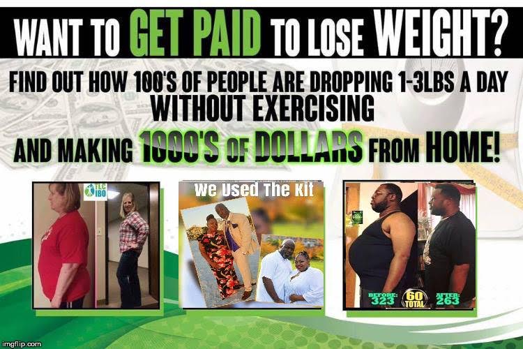JWorksAtHome's tweet image. Work from home and make money losing weight,
and help others do the same and earn $500 to $1000 Weekly..
@ gotlcdiet.com/success4u2