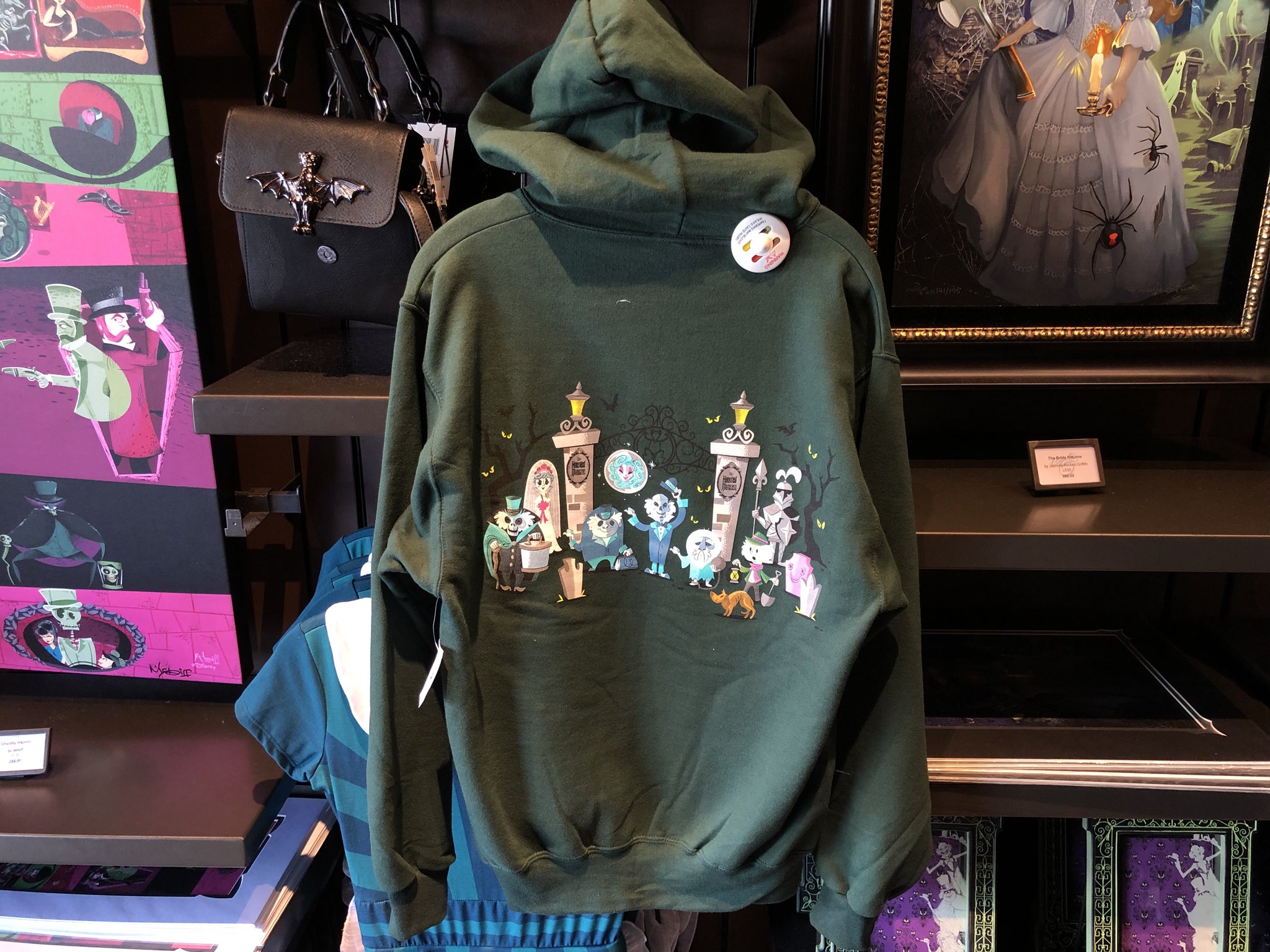 Haunted mansion zip hoodie hot sale