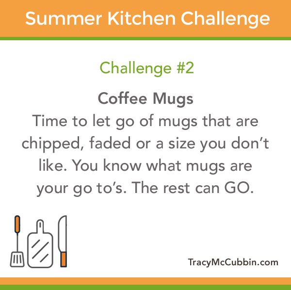 tracy_mccubbin's tweet photo. DECLUTTER YOUR KITCHEN CHALLENGE 
**Day #2**

Your coffee deserves only the best mugs.
 #declutteryourkitchen #declutteryourlife #declutterchallenge https://t.co/kKFpzeZp3q