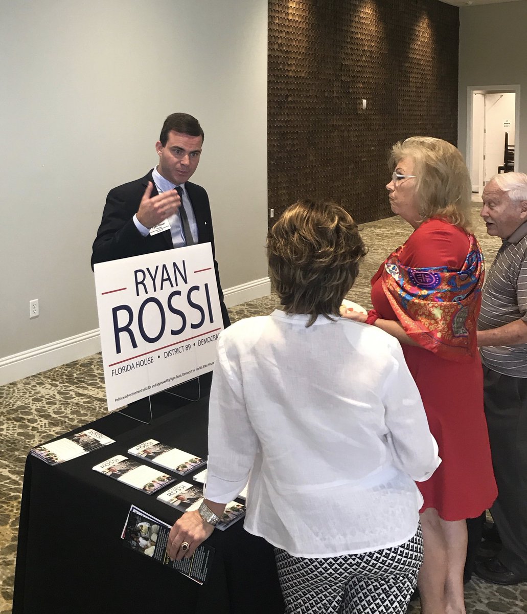 ElectRyanRossi's tweet photo. Successful night at the PBC Democratic Candidate Forum, where our message for new leadership resonated loud and clear. We’re charged up for August 28th! #hd89 #buildthebench #teamrossi https://t.co/iDOjAovirc