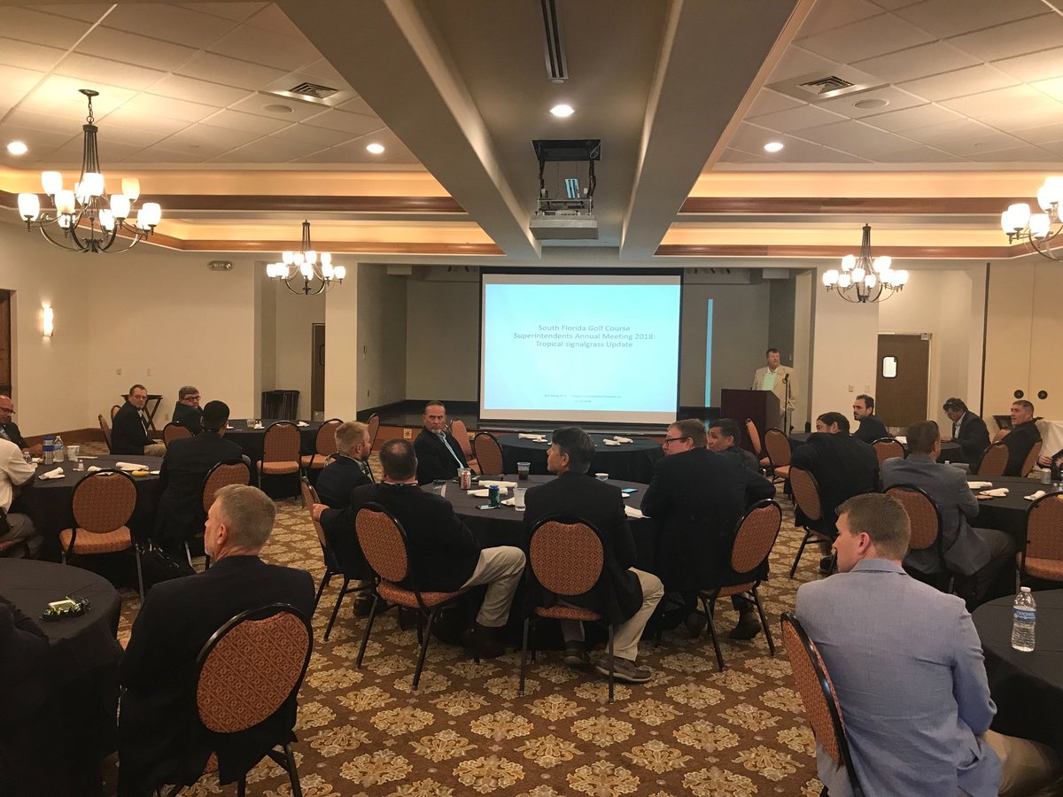 Things getting underway at Parkland Golf and Country Club for <a href="/SFGCSA/">South Florida GCSA</a> Annual Meeting. Thanks for hosting us today President, Jason Bailey