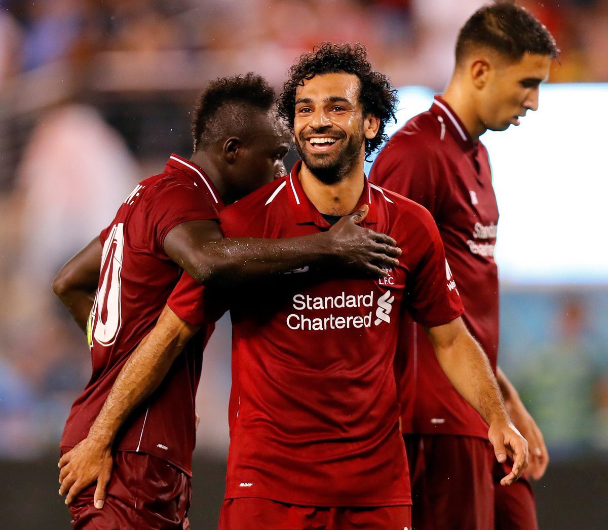 MoSalah's tweet image. Back to 🔴😀