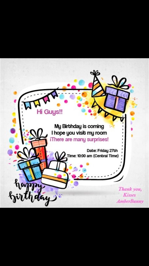 AmberBunny5's tweet photo. @chaturbate #happybirthday #girltattoo #HotNSexy #chaturbate  🎁🎊🎉 https://t.co/GdS3AILb8X