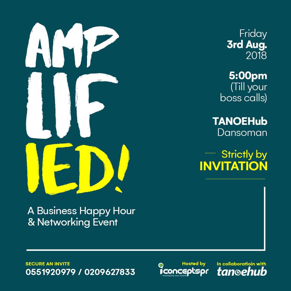 TANOENetwork's tweet photo. An exclusive business networking event + happy hour after a long week.

Want an invite? Call or whatsapp: 0551920979 

#IConceptsPR #EnergizingBusinesses https://t.co/dbDHMhgXkN